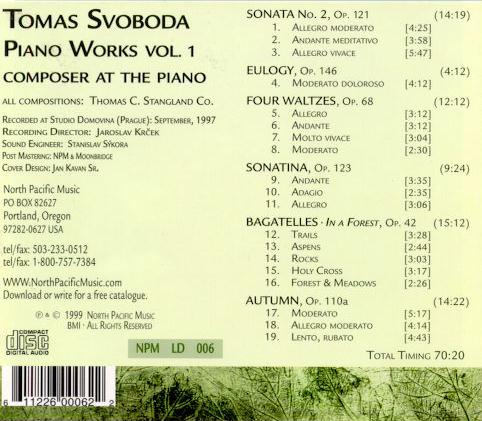 Svoboda 'Piano Trios' CD